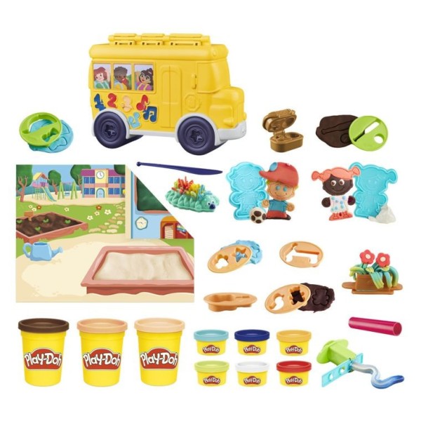 Play-Doh, Szkolne Przygody, zestaw kreatywny, 9 tub