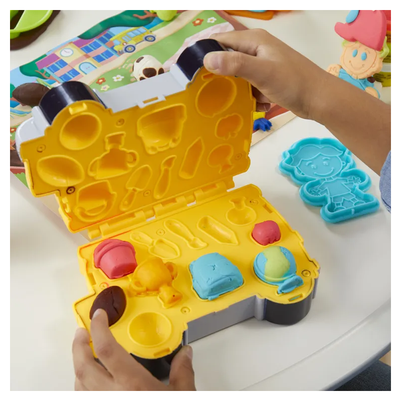 Play-Doh, Szkolne Przygody, zestaw kreatywny, 9 tub