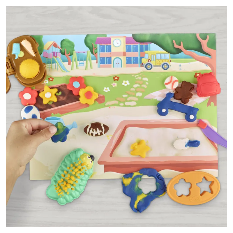 Play-Doh, Szkolne Przygody, zestaw kreatywny, 9 tub