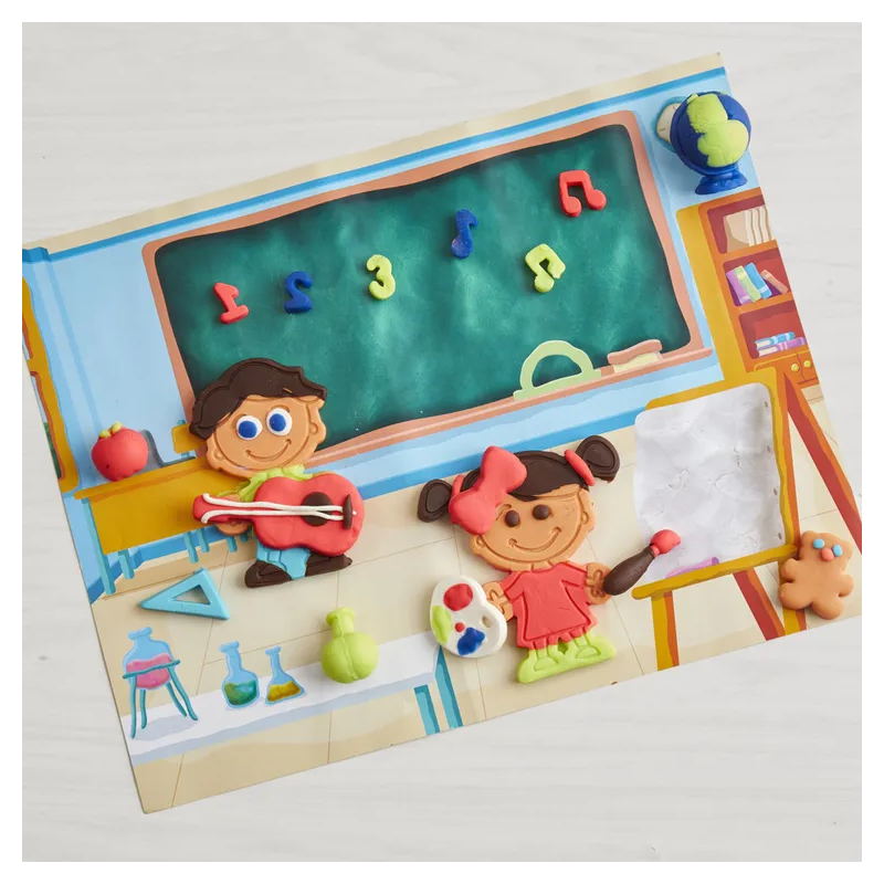 Play-Doh, Szkolne Przygody, zestaw kreatywny, 9 tub