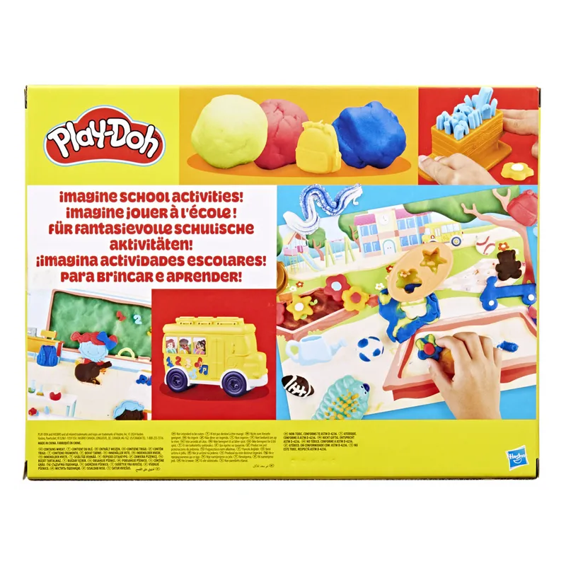 Play-Doh, Szkolne Przygody, zestaw kreatywny, 9 tub