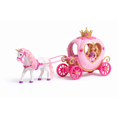 Królewska Karoca z Koniem i Lalką